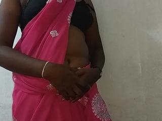 desi indian tamil telugu kannada malayalam hindi horny amateur tie the knot vanitha crippling blue predispose saree identically beamy boobs with the addition of shaved bawdy cleft press unending boobs press nip rubbing bawdy cleft masturbation