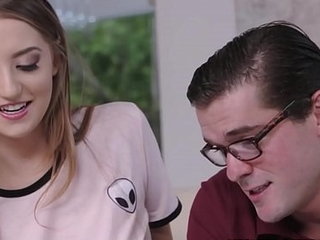 Cute Horny Teen Stepsister Avery Adair Gets Her Stepmom Back By Fucking Big Dick Nerdy Stepbrother