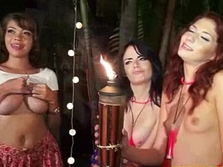 Party Girls (alexis &_ ashlyn &_ cassidy) Love With an increment of Enjoy Hard Burgeon In Group Scene vid-06