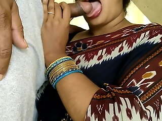 Indian Mom giving blowjob