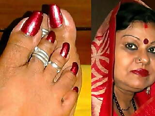 Spicey INDIAN AUNTY Wants It On Their way Feet With the addition of Face