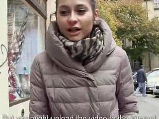Sexy Teen Swell up Dick In Public In Europe For Money 18