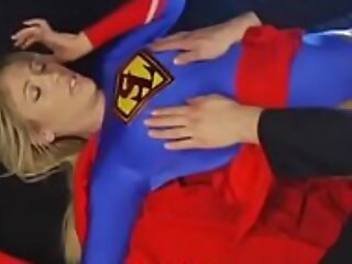 Superheroine Sexy Superlady got defeated amazingly to fucked