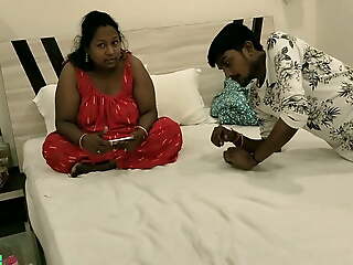 Tamil hot Bhabhi and husband’s kinsman attempt erotic uncut sex!