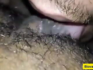 Indian hairy pussy licking
