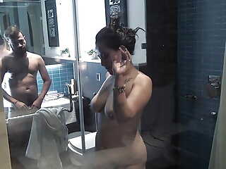 Desi Girl made gender opportunity with her boyfriend upon shower