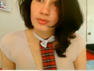 Asian teens hot body on webcam