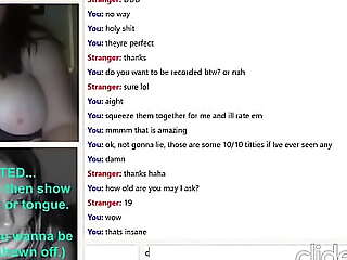 Chubby Teen with Huge Special Does Whatever I Asseverate on Omegle