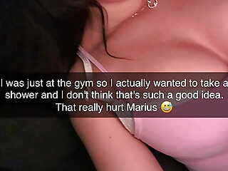 18 year old teen cheats on her boyfriend give her ex on Snapchat after gym workout doggy style