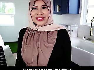 MuslimFantasy- Thick Hijab Wife Tokyo Lynn Tokus No Longer Resists Her Horny Husband