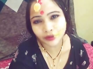 Indian Townsperson newly married women first time Blowjob
