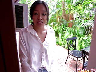 TrikePatrol Parsimonious Pussy Filipina Jade Kimiko Fucks GIANT Foreign Flannel