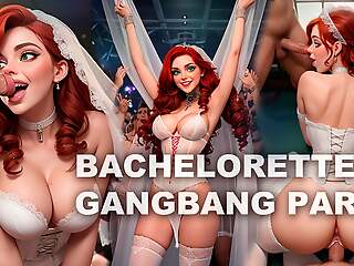 Gangbang quibbling bride. Wedding Bride. YOUNG BRIDE SPENT A BACHELORETTE Strip SURROUNDED BY Assorted MEMBERS.
