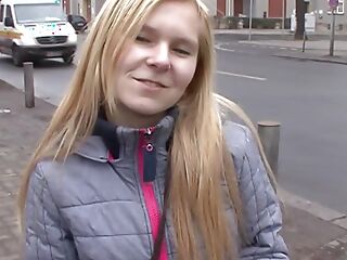 Habituated German teen persuaded to fianc on the street