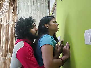 Tacks and t shirt romance with pussy fingering of Vaishnavy and Sharun Raj, Mallu hot couple fingering romance, Hot couple adulate