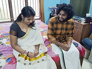 Mallu couple artful night video, artful night sex, Kerala saree artful night hot romance with sex, Mallu couple artful night sex