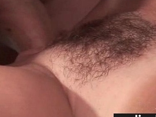 Mischievous distressing Babe gets hairy twat fingered before harsh drilling 13