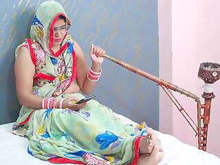 Sasur desi Bahu AFFAIR- Daughter-in-law Fucked last time in saree by her Father-in-law in absense be worthwhile for her Husband.