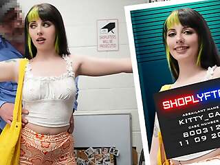 Shoplyfter - Cute Green-Haired Thief Gets Caught added to Pounded by the Security Officer