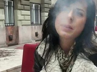 Public Sex For Cash With Dick Sucking From Euro Slut 11